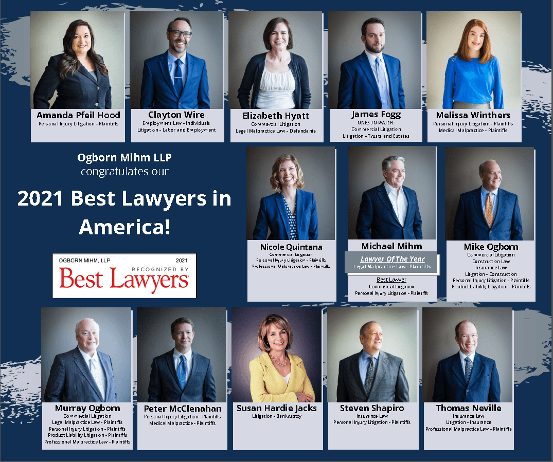 Thirteen Ogborn Mihm Lawyers Named 2021 Best Lawyers In America.