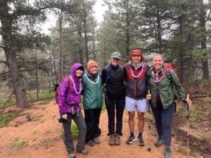 employees hike Pikes Peak