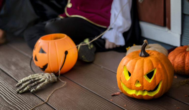 Halloween house front