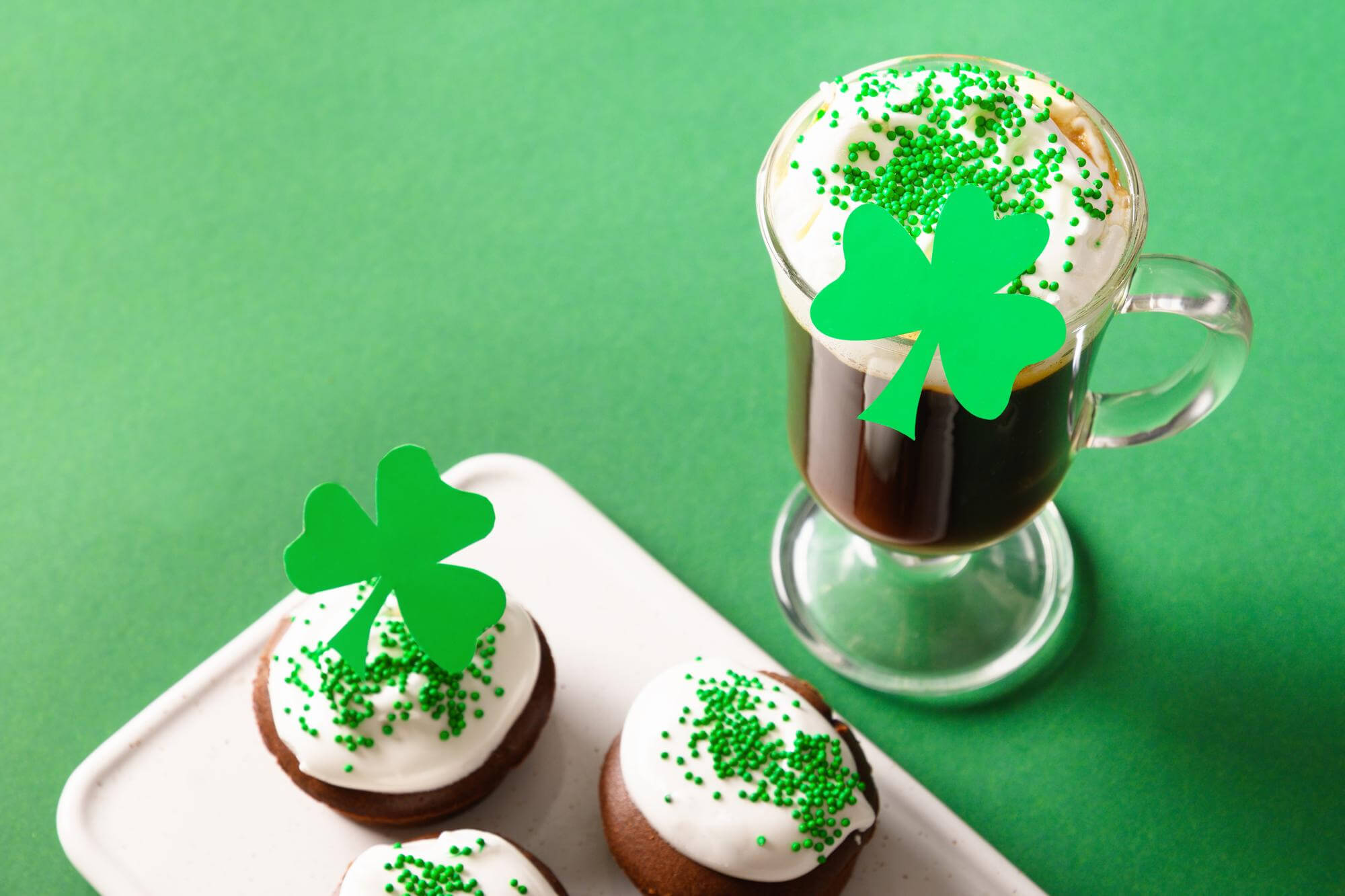 St. Patrick’s Day drinks and food